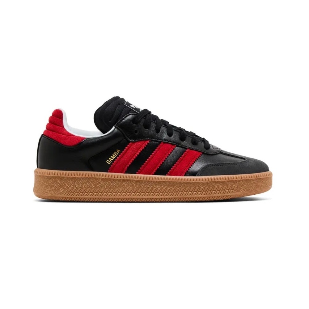 Adidas Samba XLG Black Better Scarlet Gum Sneakers Men's size 8